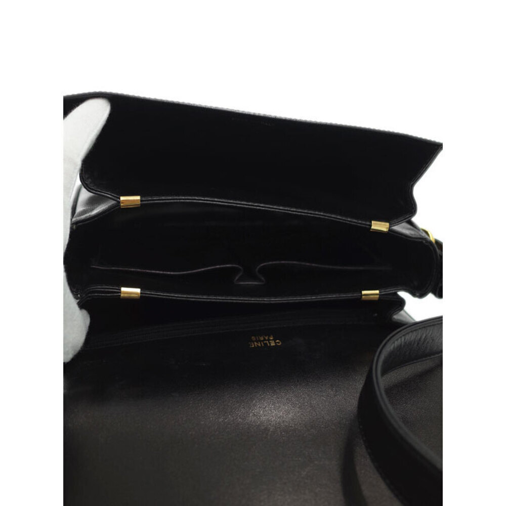 Celine Horse Carriage shoulder bag black leather - Picture 3 of 9